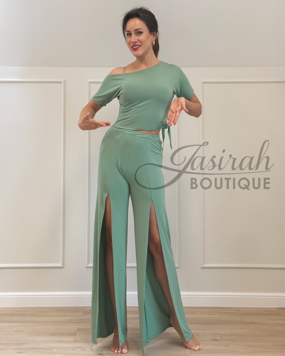 TRAINING SET “JAZZY” – MATCHA LATTE