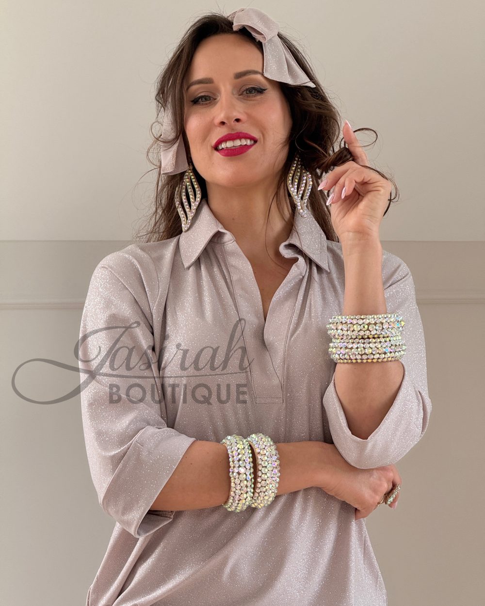 “FIFI” DRESS – KASHMIR GLITTER