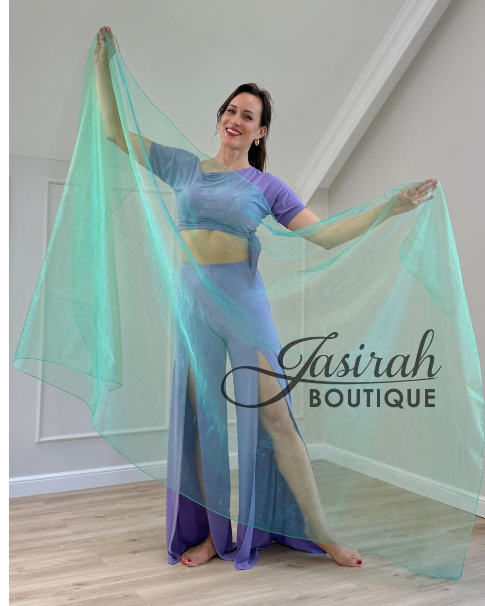 TWO-TONE ORGANZA VEIL